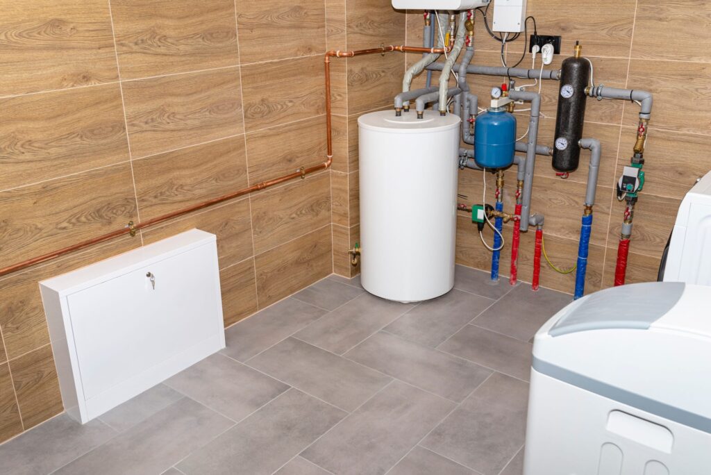 Residential water heater and plumbing system installed in Calhoun